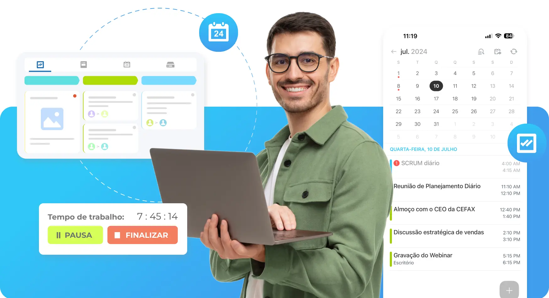Gerenciamento de tarefas & projetos que eliminam o CAOS OPERACIONAL
